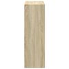 vidaXL Bookshelf Sonoma Oak 60x24x76 cm Engineered Wood