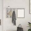 vidaXL Wall-Mounted Coat Rack with Shelf Concrete grey 85 x 10 x 45 cm