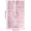 vidaXL Outdoor Carpet ARAKIL Pink 190x290 cm PP