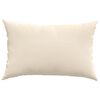 vidaXL Sofa Pillows 2 pcs Beige 60 x 40 cm Fabric
