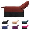 vidaXL Horse Blanket Bordeaux and Black 165 cm Polyester