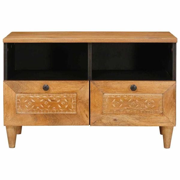 vidaXL TV Units with Shelf Light Brown 70 x 33 x 46 cm Engineered wood