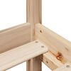vidaXL Bed Frame without Mattress 140x190 cm Solid Wood Pine