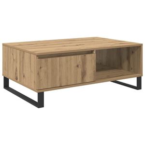 vidaXL Coffee Table Artisan Oak 90 x 60 x 35 cm Engineered Wood