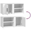 vidaXL TV Cabinets 2 pcs White 80x31.5x36 cm Engineered Wood