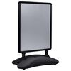 vidaXL A1 Waterbase Poster Stand Black Aluminium Alloy