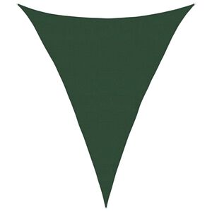 vidaXL Sunshade Sail 160 g/m&sup2; Dark Green 5x6x6 m HDPE