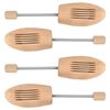 vidaXL Shoe Trees 2 Pairs EU 35-38 Solid Wood Lotus