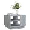 vidaXL Coffee Table Grey Sonoma 55x55x43 cm Engineered Wood