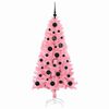 vidaXL Christmas Tree with 150 LEDs with Stand Pink 150 cm PVC
