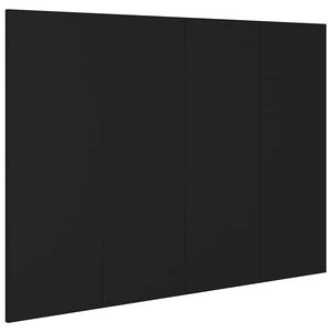 vidaXL Bed Headboard Black 120x1,5x80 cm Engineered Wood