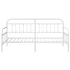 vidaXL Daybed Frame White 100 x 190 cm Powder-Coated Steel