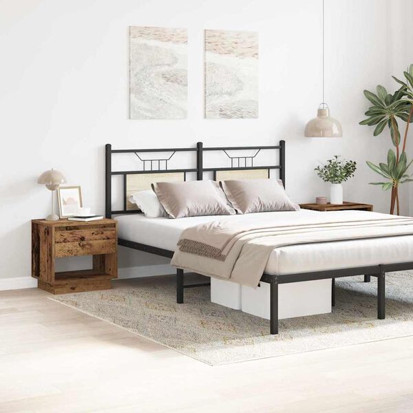 vidaXL Nightstand 2 pcs Old Wood 45 x 34 x 44 cm Engineered Wood