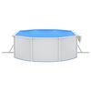 vidaXL Swimming Pool with Safety Ladder 490x360x120 cm
