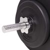 vidaXL Barbell and Dumbbell Set 90 kg