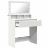 vidaXL Bedroom Dressing Tables with Drawer White 80 x 39.6 x 135 cm