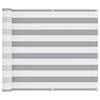 vidaXL Balcony Screen Light Grey and White 90 x 600 cm