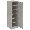 vidaXL Shoe Cabinet Concrete Grey 30x35x100 cm Engineered Wood