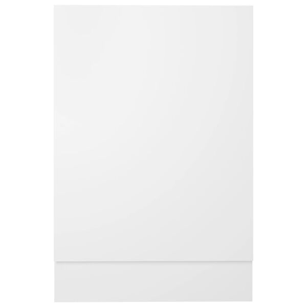 vidaXL Dishwasher Panel Lyon White 45x3x67 cm Engineered Wood