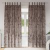 vidaXL Velvet Curtains 2 pcs Cappuccino 225 x 140 cm Velvet