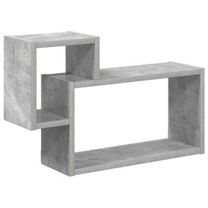 vidaXL Wall Shelf Wall-Mounted Concrete Grey 55 x 15 x 35 cm