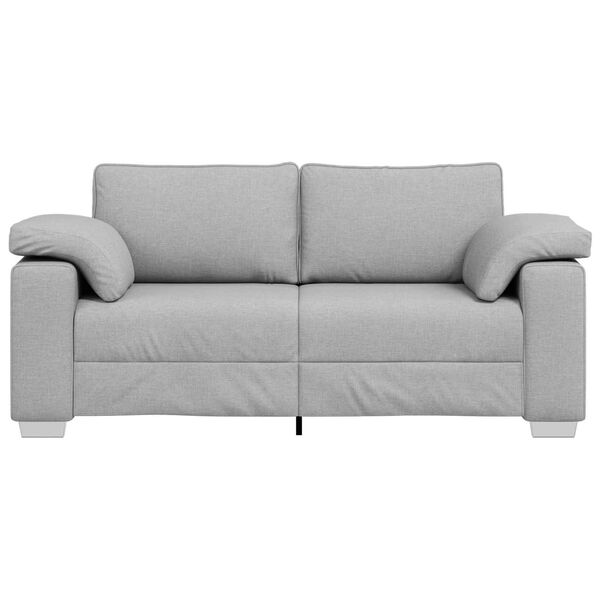 vidaXL Sofa Cloud Grey 180 x 77 x 82 cm Fabric