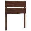 vidaXL Live Edge Headboard ROSTOCK Dark Brown 100 cm Solid Acacia Wood