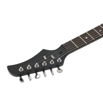 vidaXL Electric Guitar for Beginner with Bag Black 4/4 39"