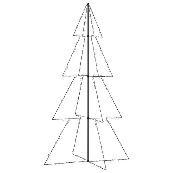 vidaXL Christmas Cone Tree 360 LEDs Indoor and Outdoor 143x250 cm