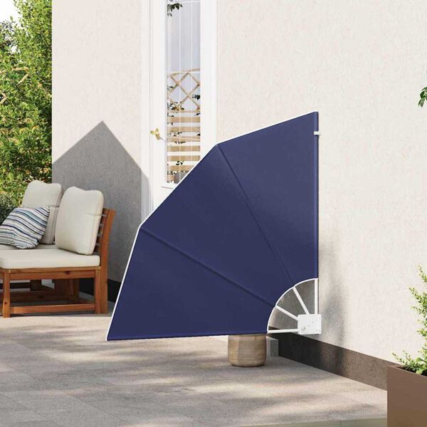 vidaXL Balcony Privacy Screen Navy Blue 115 x 115 cm Polyester