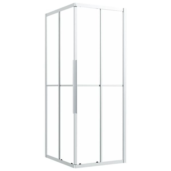 vidaXL Shower Cabin Frosted ESG 90x70x180 cm