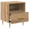 vidaXL Bedside Table 2 pcs Brown 40 x 35 x 47.5 cm Engineered Wood