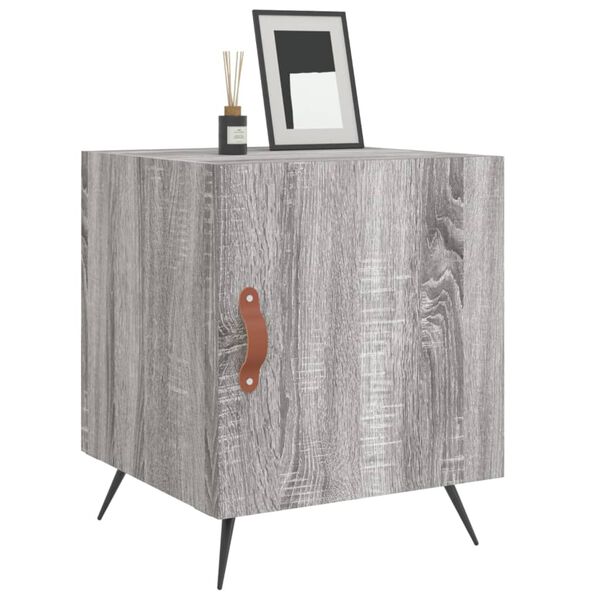 vidaXL Bedside Cabinets 2 pcs Grey Sonoma 40x40x50 cm Engineered Wood