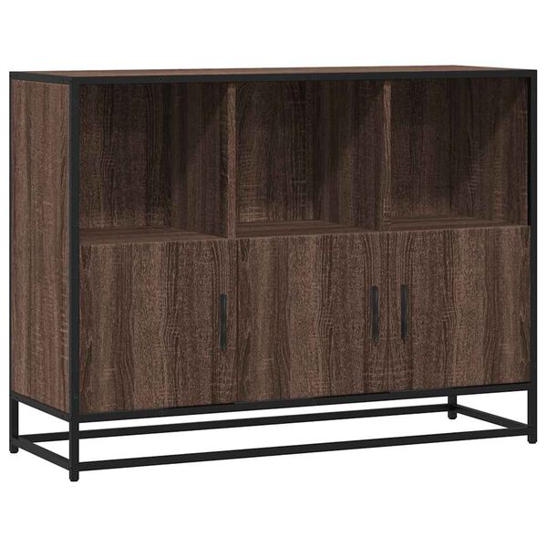vidaXL Sideboard Brown Oak 100x35x76 cm Engineered Wood