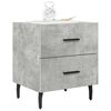 vidaXL Bedside Cabinets 2 pcs Concrete Grey 40x35x47.5 cm Engineered Wood