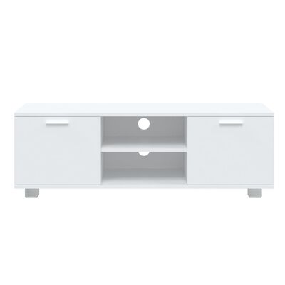 vidaXL TV Cabinet White 120x40.5x35 cm Engineered Wood
