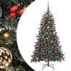 vidaXL Artificial Christmas Tree with 150 LEDs with Stand Green 150 cm