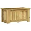 vidaXL Planter | Green treated pinewood | Solid treated pinewood | 100x50x50 cm