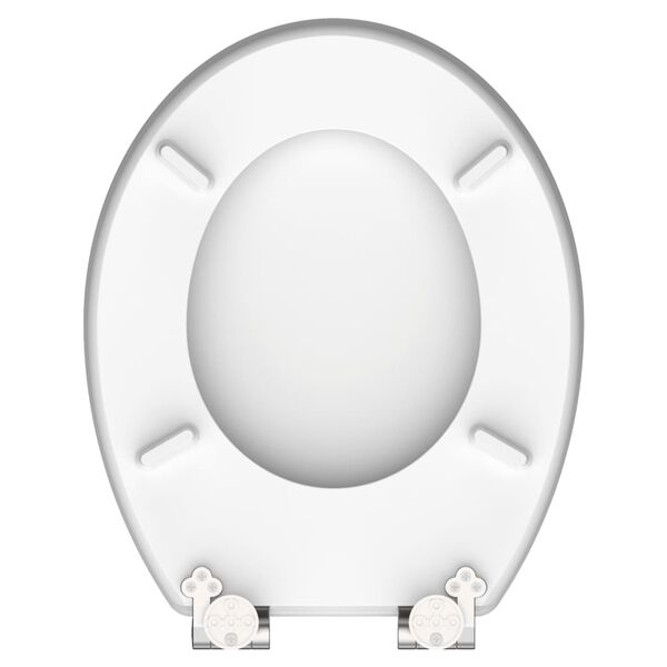 SCH&Uuml;TTE High Gloss Toilet Seat with Soft-Close ASIA MDF