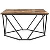 vidaXL Coffee Table Smoked Oak 80 x 80 x 45 cm