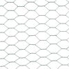 vidaXL Chicken Wire Fence Steel with PVC Coating 25x1.5 m Green
