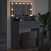 vidaXL Bedroom Dressing Tables Grey Sonoma 80 x 39.6 x 135 cm