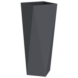 vidaXL Planter Anthracite 30 x 30 x 75 cm Steel