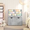 vidaXL Kids Bookshelf Concrete Grey 60 x 29.5 x 69 cm Engineered Wood