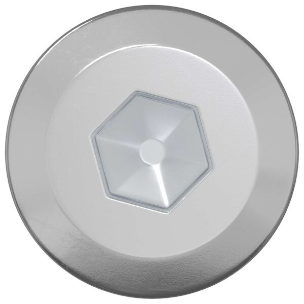 vidaXL Wood Screws 1900 pcs Silver Steel