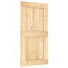 vidaXL Door NARVIK Natural 100 x 210 cm Solid Pine Wood