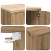 vidaXL Garage Cabinets 6 pcs Artisan Oak Engineered Wood
