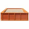 vidaXL Bed Frame Wax Brown 80 x 200 cm Solid Pine Wood