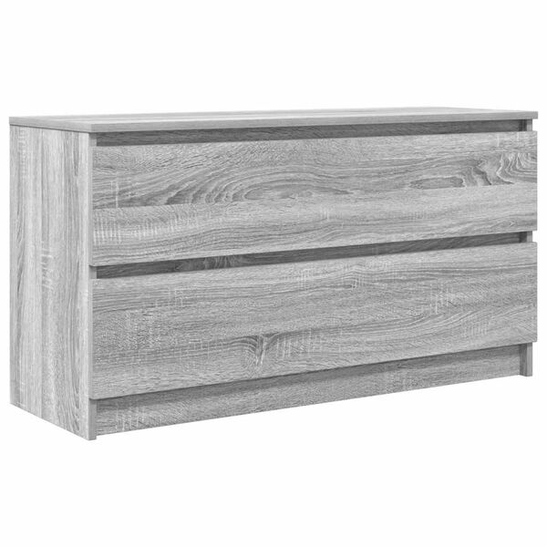 vidaXL TV Cabinet Grey Sonoma 100x35x54 cm Engineered Wood