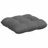 vidaXL Seat Cushions 4 pcs Dark Grey 40 x 40 cm Microfibre Fabric